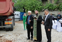 Groundbraking ceremony of residential building "Kalina"